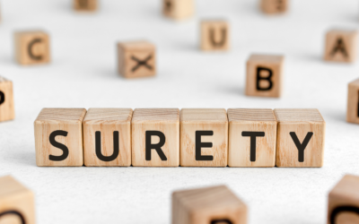 What are surety bonds and letters of credit?