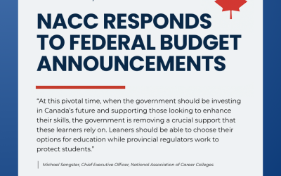 National Association of Career Colleges Responds to Federal Budget Announcements